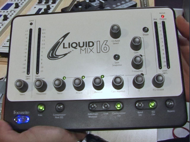 blank Focusrite's Liquid Mix 16 makes its debut at Musikmesse Frankfurt